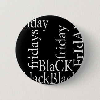 Black Friday Design Pinback Button