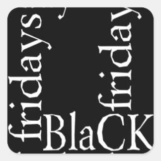 Black Friday Design Square Sticker