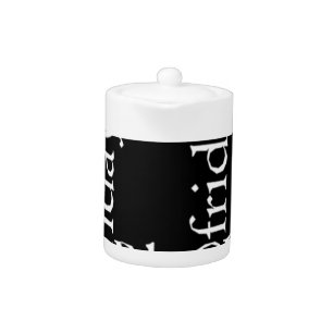 Black Friday Design Teapot