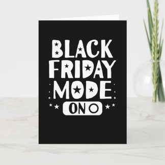 Black Friday Mode On Deal Shopping Card