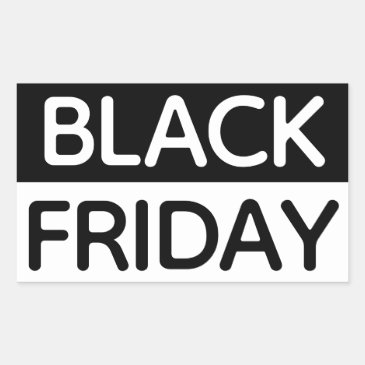 Black Friday - Modern, Minimial Black & White