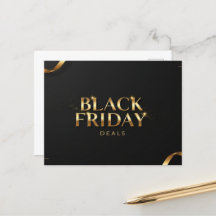 Black Friday Promotions Postcard