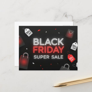 Black Friday Promotions Postcard
