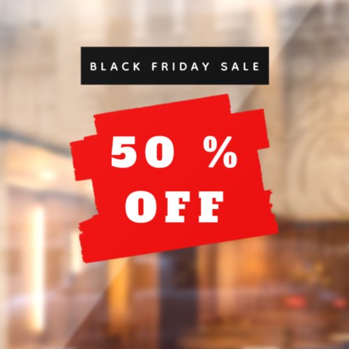 Black Friday Sale 50  Off Promotion Store Sign