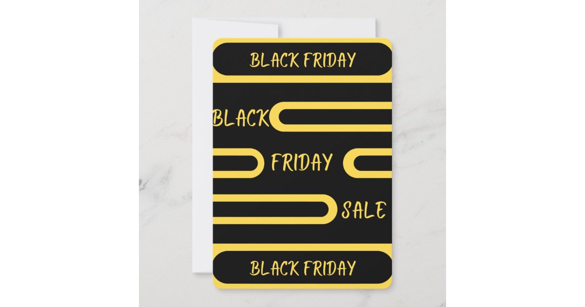 Black Friday Sale Card