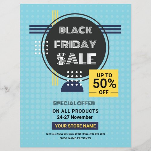 Black Friday Sale Flyer Template