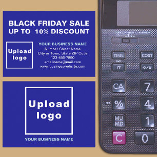 Black Friday Sale on Blue Enclosure Card