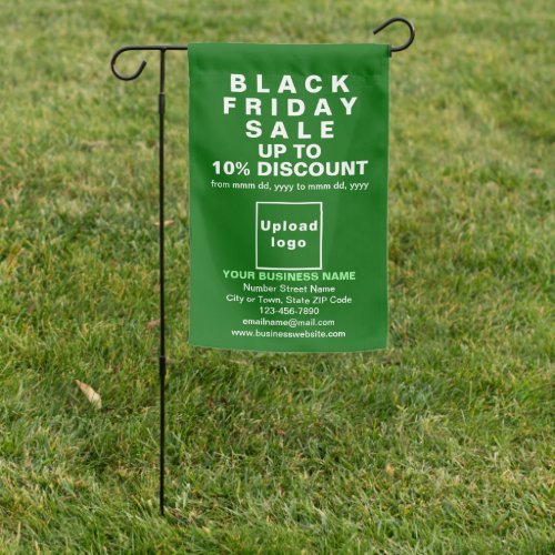 Black Friday Sale on Single_Sided Print Green Garden Flag