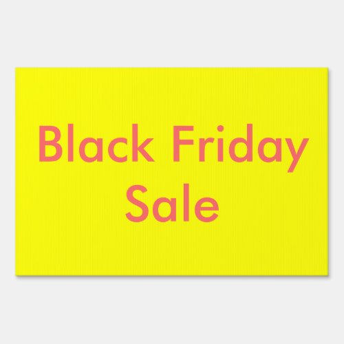 Black Friday Sale Sign