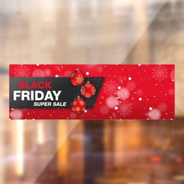 Black Friday Sale Store Window Cling (Sheet 2)