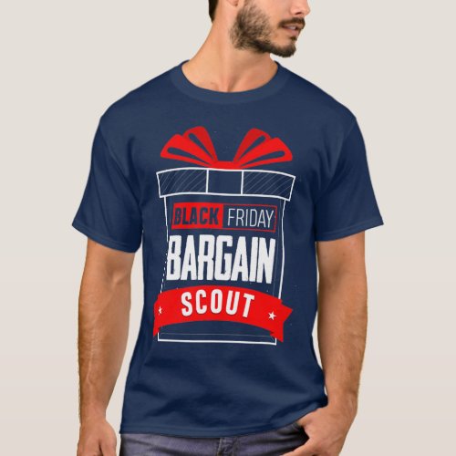 Black Friday Shopping Team Bargain Scout Matching  T_Shirt