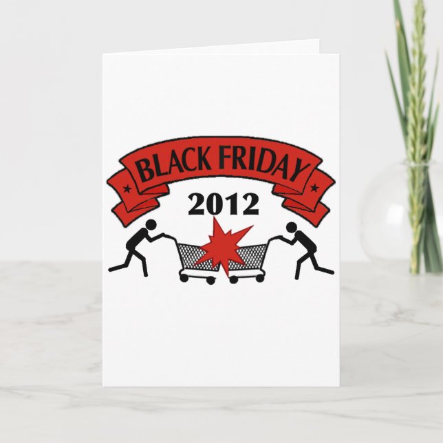 Black Friday Style 2012 Holiday Card (Front)