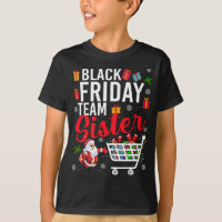 Black Friday Team Sister Cute Christmas Shopping L