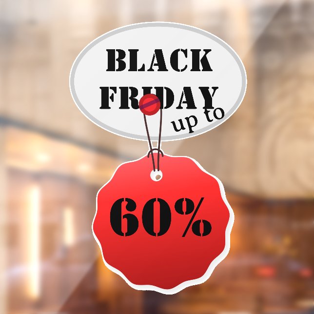 Black Friday Window Cling (Sheet 2)