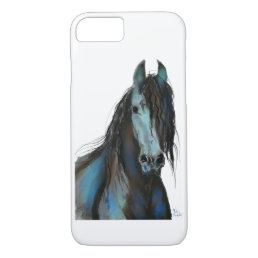 BLaCK FRieSiaN HoRSe &#39; THe ONe &#39; iPhone 8/7 Case