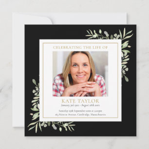 Black Funeral Memorial Order Of Service Program