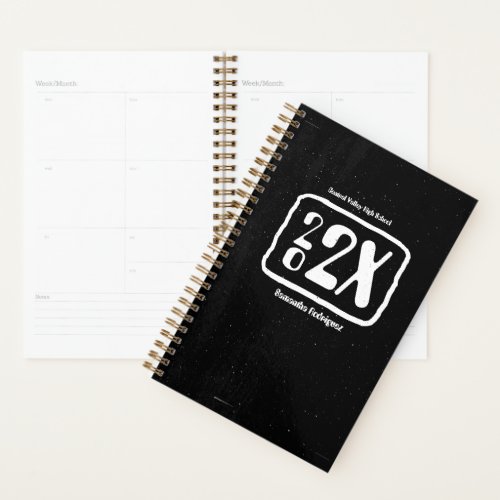 Black Funky Class Year Planner