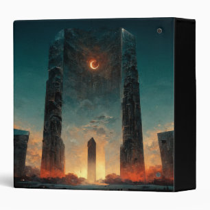 Black Gate Fantasy Sci-Fi Art 3 Ring Binder