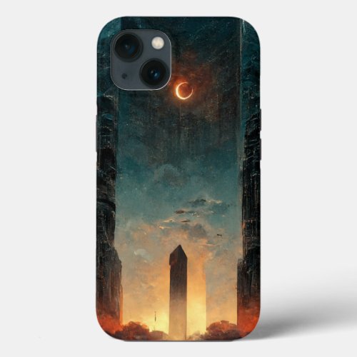 Black Gate Fantasy Sci_Fi Art iPhone 13 Case