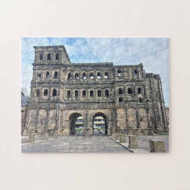 Black Gate (Porta Nigra) in Trier, Germany Jigsaw Puzzle (Horizontal)