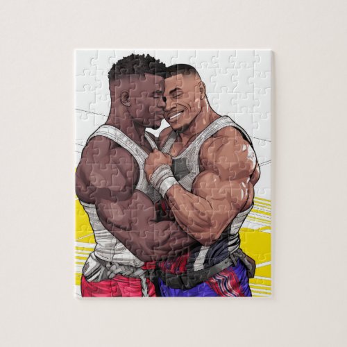 Black Gay Men Jigsaw Puzzle