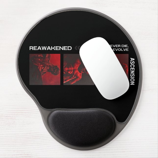Black  gel mouse pad (Left Side)