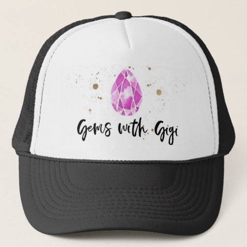 Black Gems with Gigi Trucker Hat