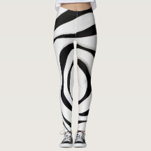 Black geometric spiral design on white background