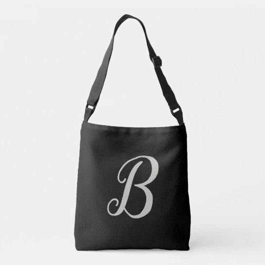 black geometric bag