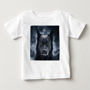 Black German Shepherd Baby T-Shirt