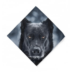 Black German Shepherd Bandana