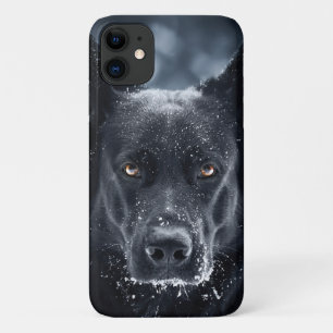 Black German Shepherd iPhone 11 Case