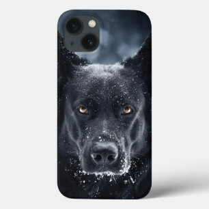 Black German Shepherd iPhone 13 Case