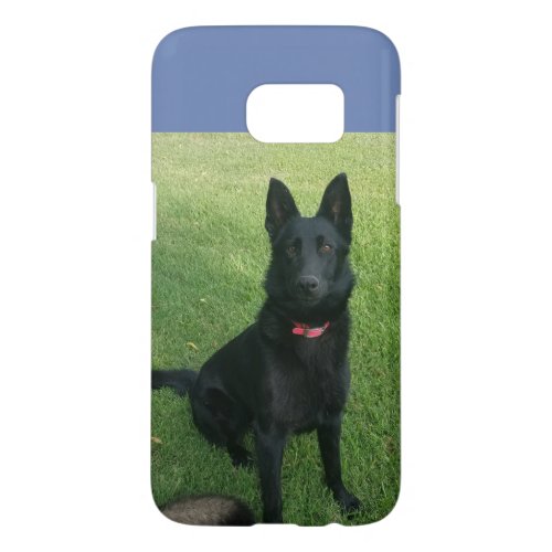 Black German Shepherd Samsung Galaxy S7 Case