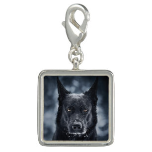 Black German Shepherd Charm