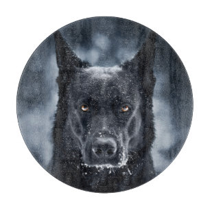 Black German Shepherd Cutting Board