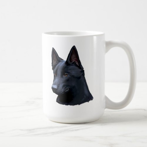 Black German Shepherd Dog Coffee Mug