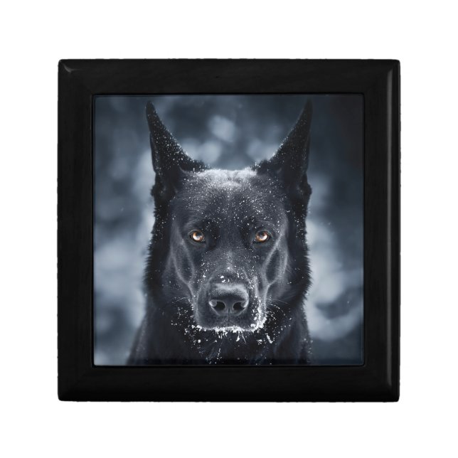 Black German Shepherd Gift Box (Front)