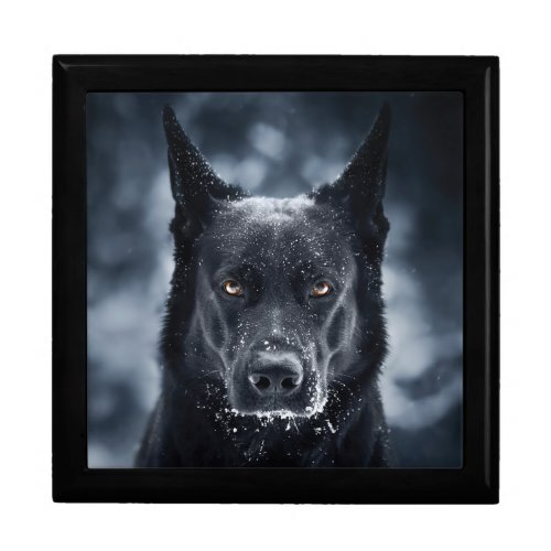 Black German Shepherd Gift Box