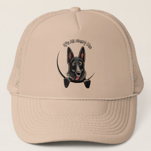 Black German Shepherd IAAM Trucker Hat