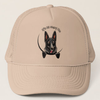 Black German Shepherd IAAM Trucker Hat