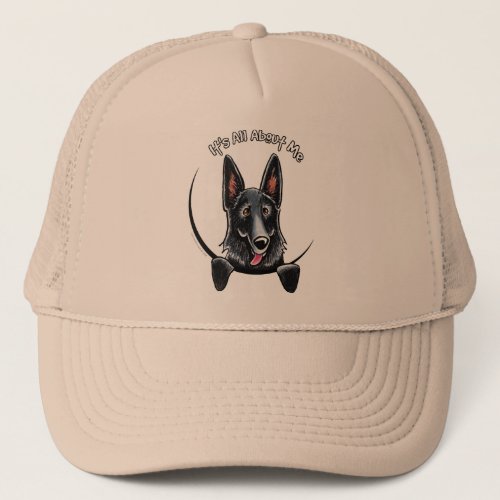 Black German Shepherd IAAM Trucker Hat