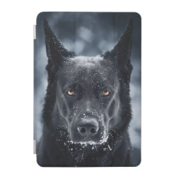 Black German Shepherd iPad Mini Cover