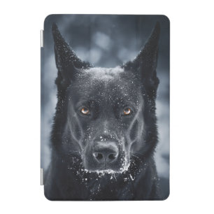 Black German Shepherd iPad Mini Cover