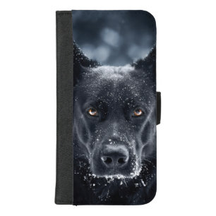 Black German Shepherd iPhone 8/7 Plus Wallet Case