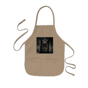 Black German Shepherd Kids' Apron