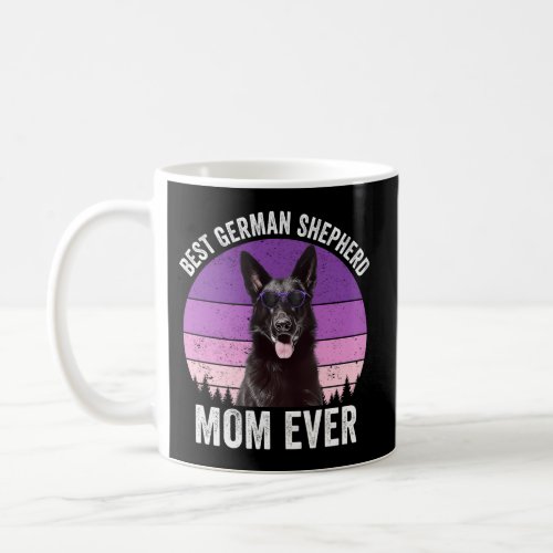 Black German Shepherd Mom Dog Owner Gsd Mom Coffee Mug