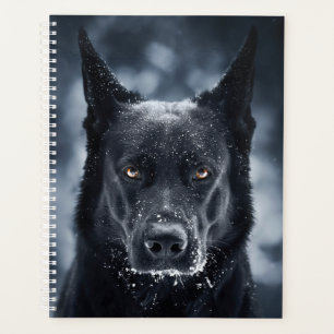 Black German Shepherd Planner