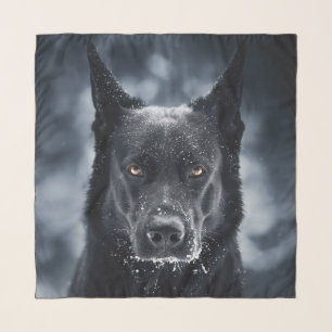 Black German Shepherd Scarf