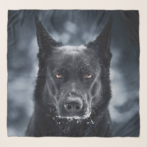 Black German Shepherd Scarf